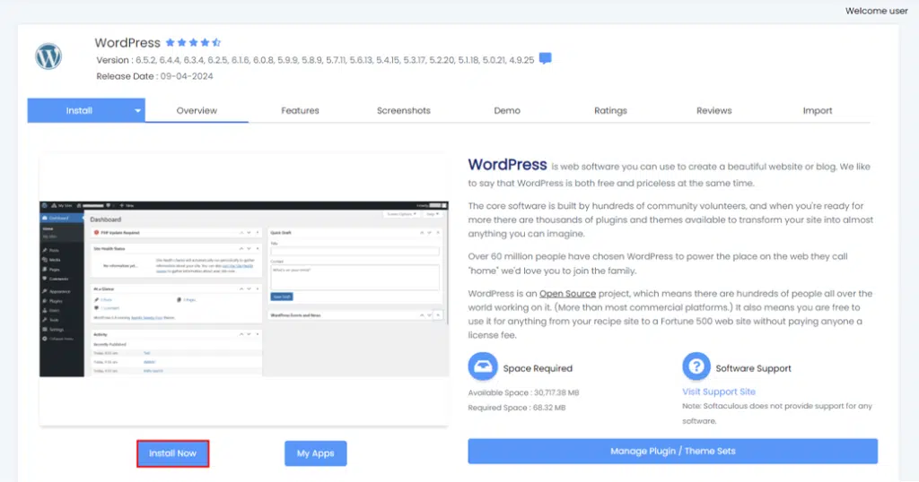 WordPress Manuel Olarak Nasıl Kurulur? (2024 Kılavuzu) 5 Install WordPress via Softaculous