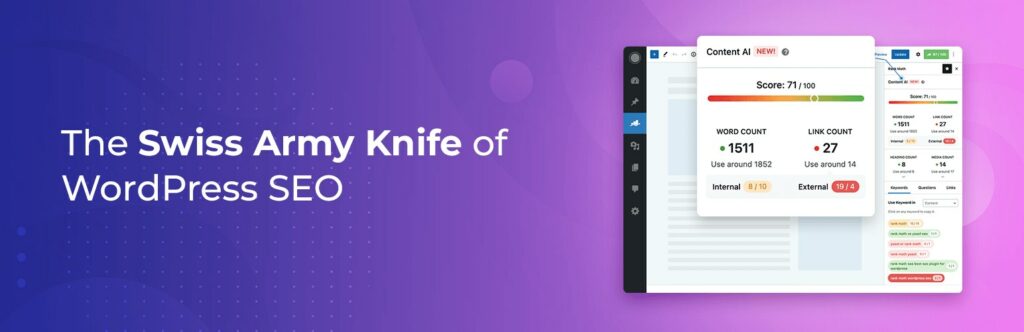 I 13 migliori plugin Woocommerce per aumentare le vendite! (Gratuito e Premium) 6 Rank Math Banner