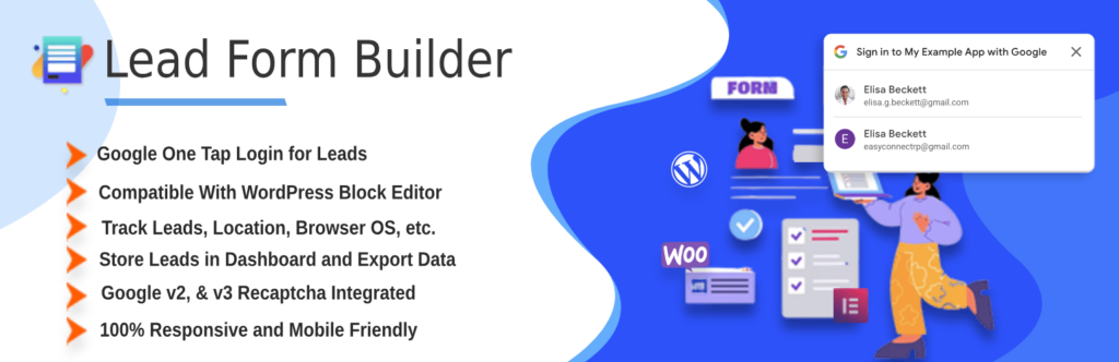 I 13 migliori plugin Woocommerce per aumentare le vendite! (Gratuito e Premium) 7 Lead Form Builder Banner