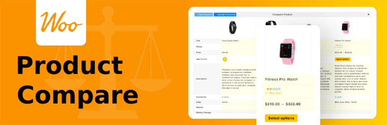I 13 migliori plugin Woocommerce per aumentare le vendite! (Gratuito e Premium) 2 product compare for woocommerce 21