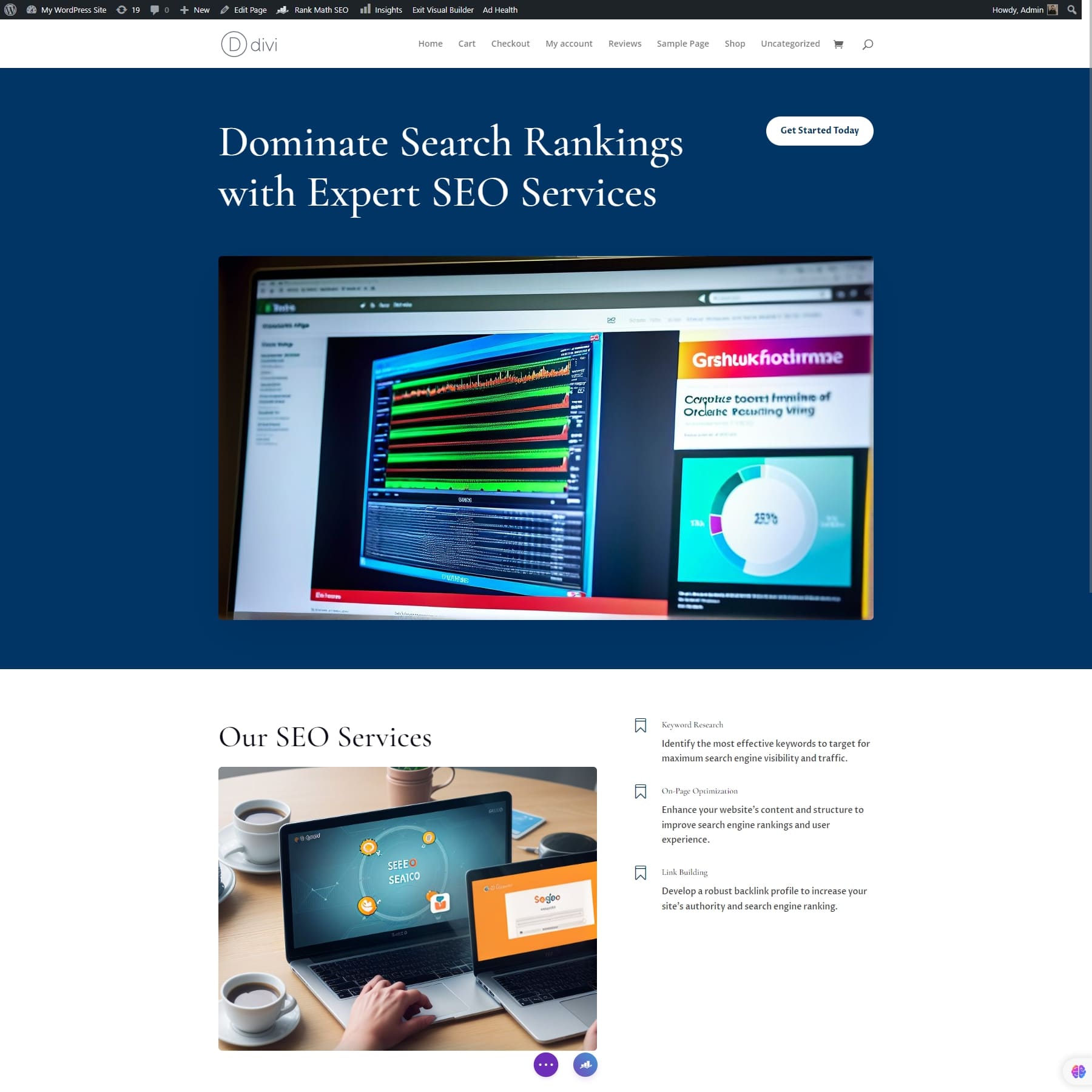 divi ai web sitesi