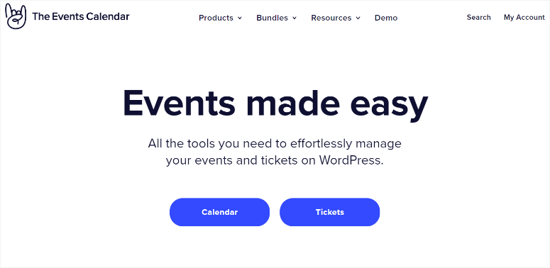 the-event-calendar-homepage - IsItWP - Detector gratuit de teme WordPress the event calendar homepage