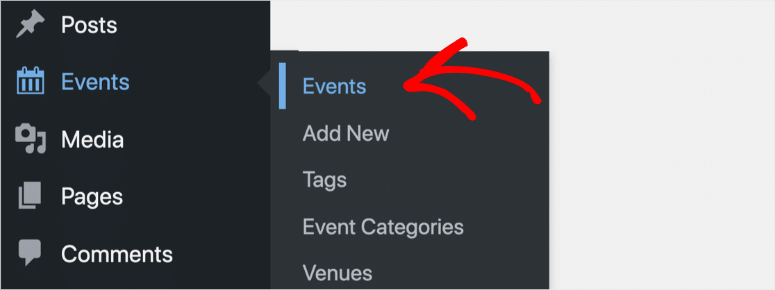 navigați-la-calendarul-evenimentelor-wordpress - IsItWP - Detector gratuit de teme WordPress navigate to the events calendar wordpress