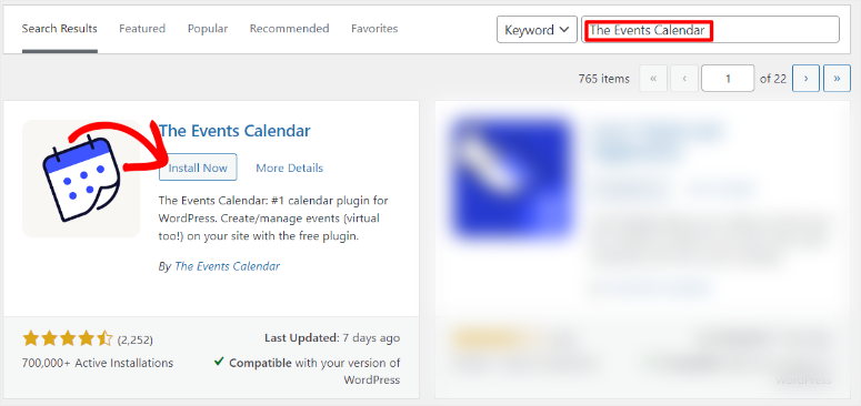 the-events-calendar-install-plugin - IsItWP - Detector gratuit de teme WordPress the events calendar install plugin