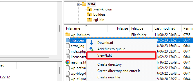 Questo è uno screenshot della modifica della vista