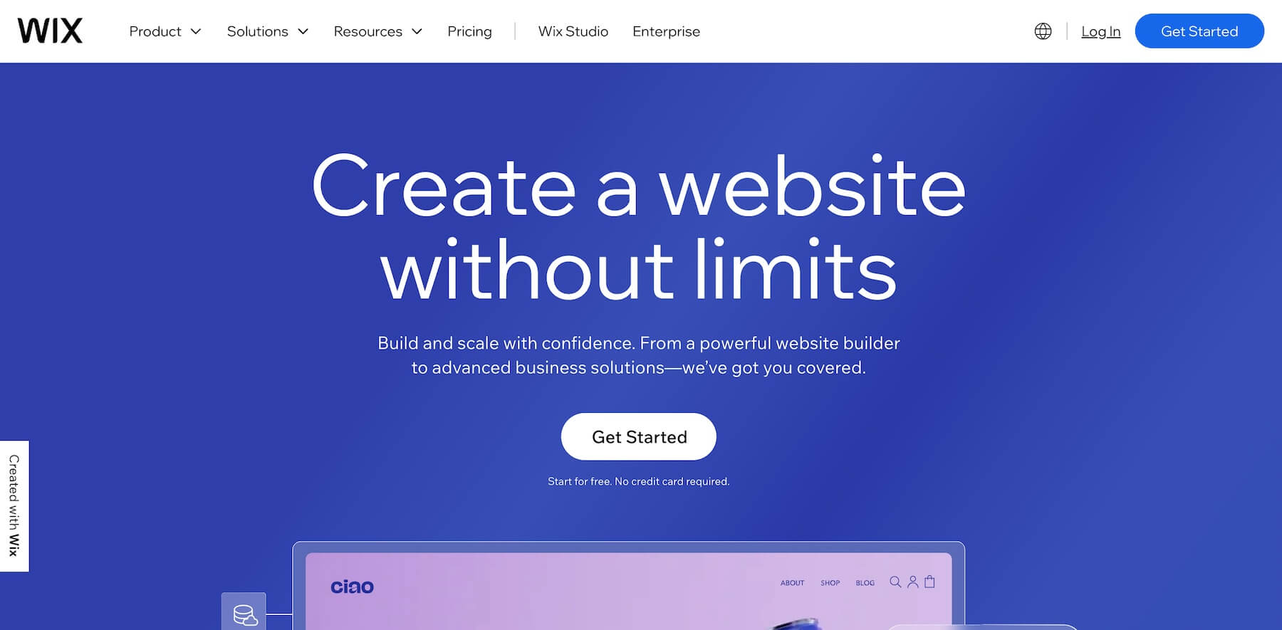 pembuat situs web wix