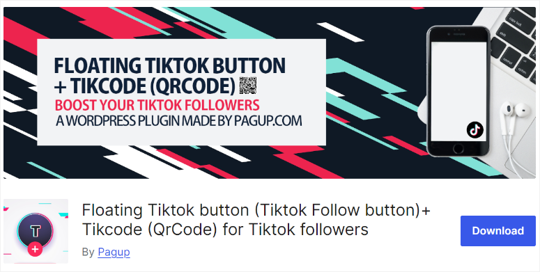 Floating-tiktok-button - IsItWP - 無料の WordPress テーマ検出ツール floating tiktok button