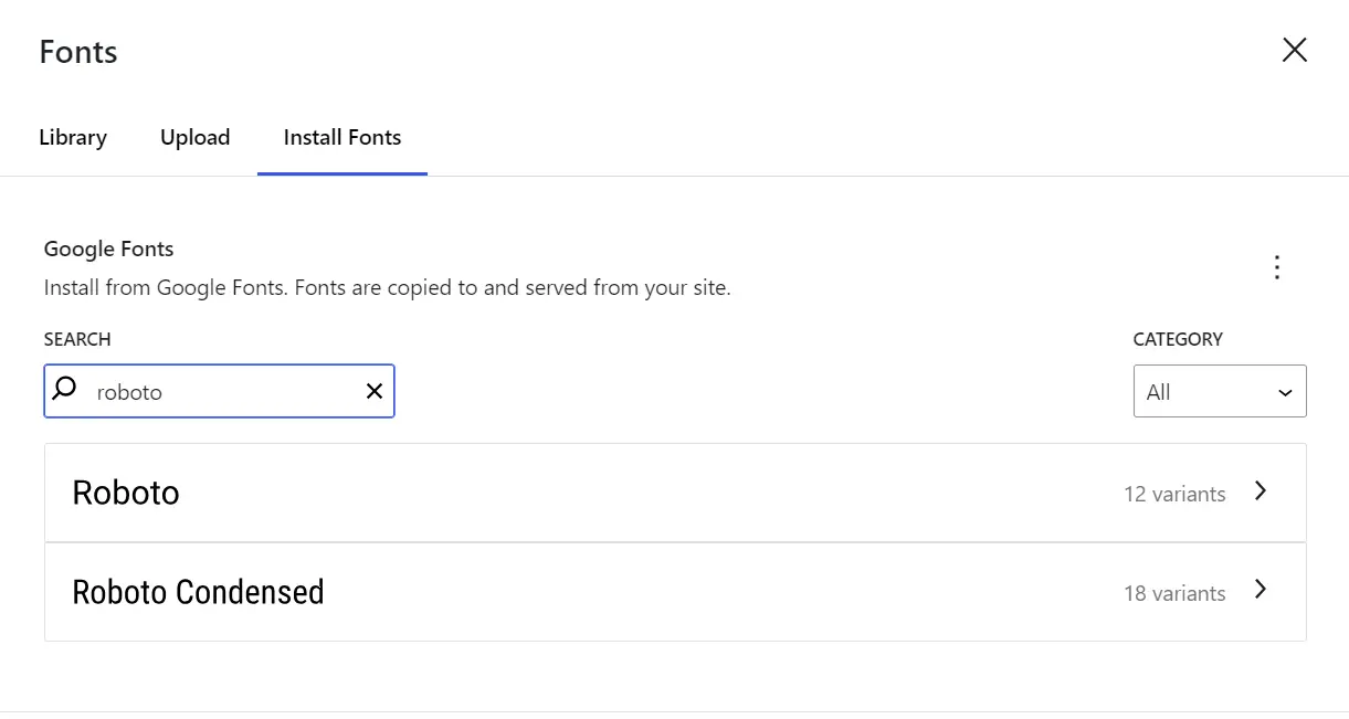 instal Google Font ke WordPress.