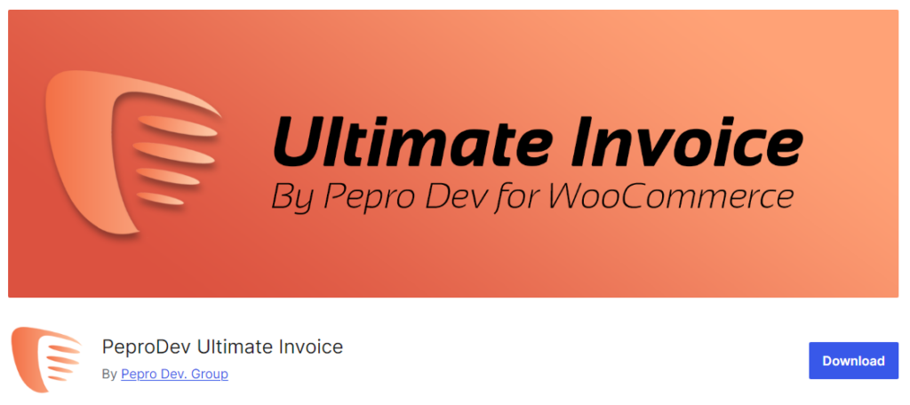 PeproDev Ultimate Invoice - 배송 문서 플러그인