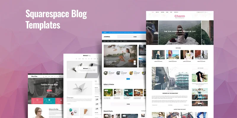 Templat Blog Squarespace