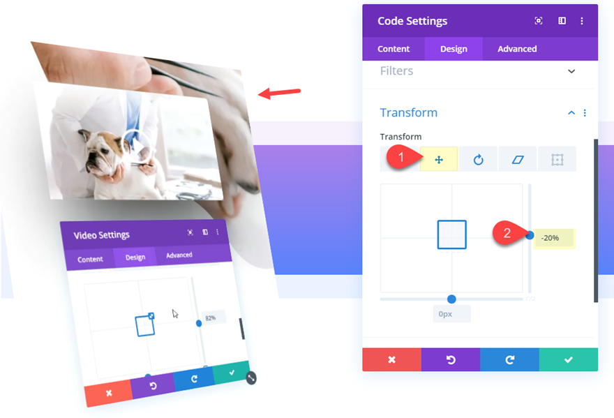 animações de produtos de vídeo gif e html5