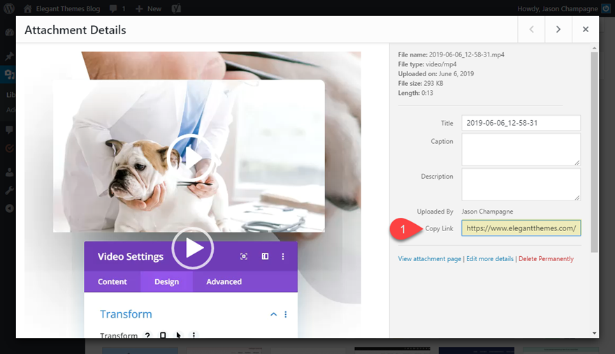animações de produtos de vídeo gif e html5