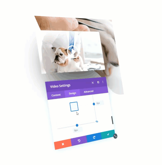 animações de produtos de vídeo gif e html5