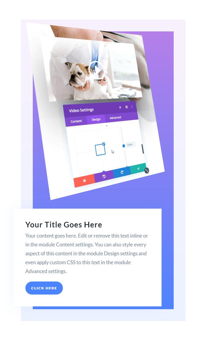 animações de produtos de vídeo gif e html5