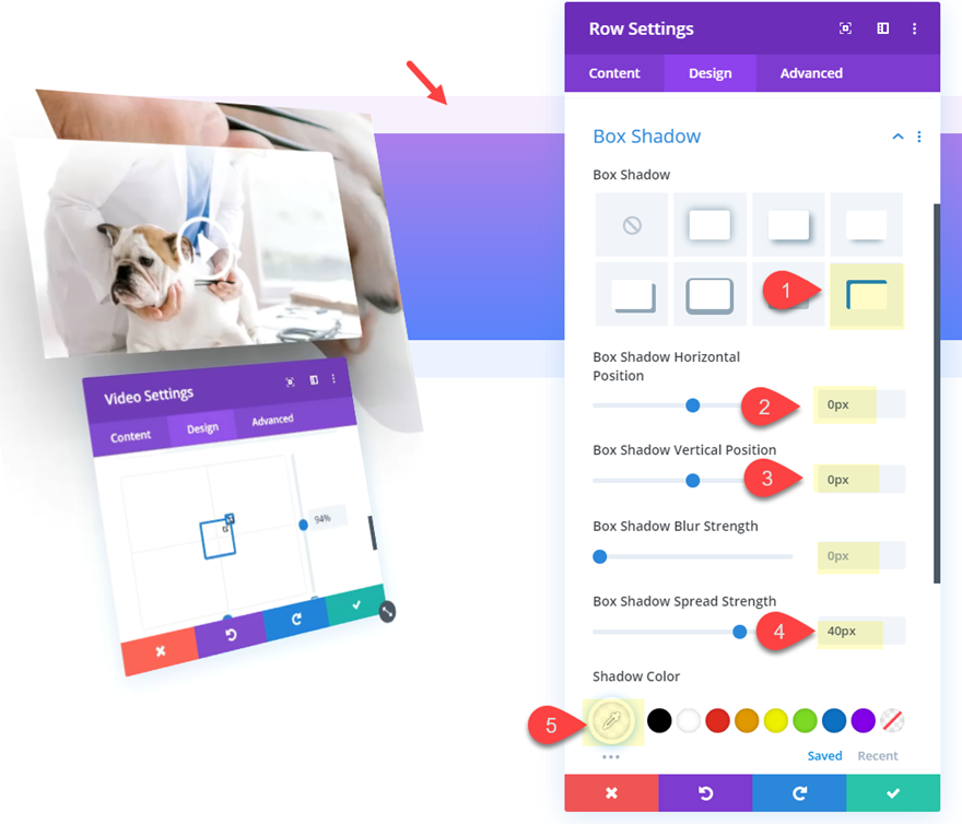 animações de produtos de vídeo gif e html5