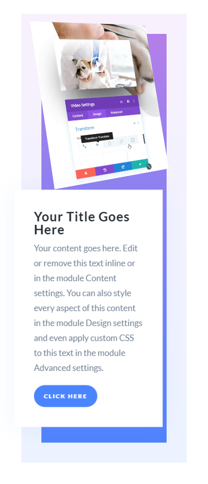 animações de produtos de vídeo gif e html5