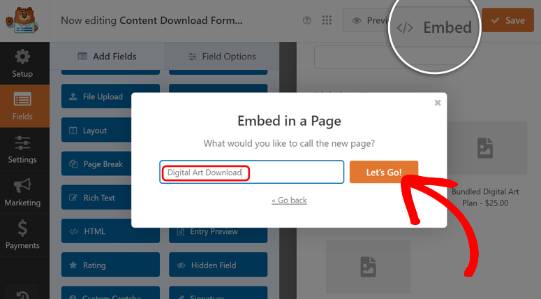 wpforms-embed-download-form - IsItWP - Rilevatore di temi WordPress gratuito wpforms embed download form