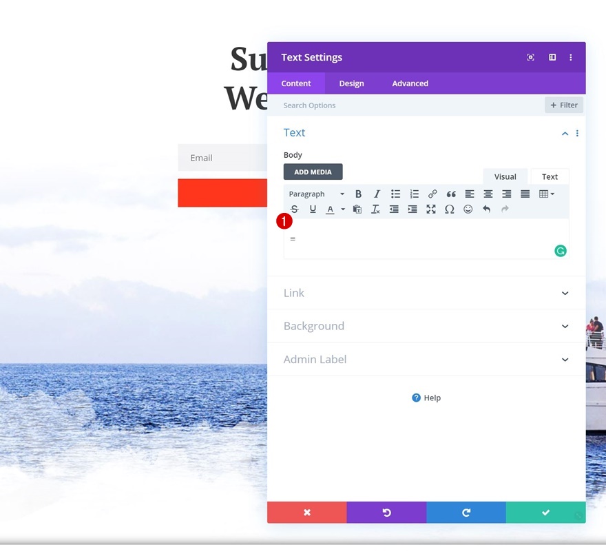 宣伝文メニュー