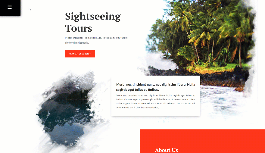 宣伝文メニュー