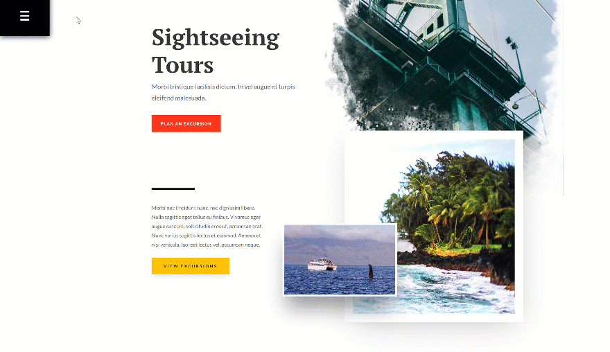 宣伝文メニュー