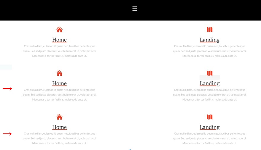 宣伝文メニュー