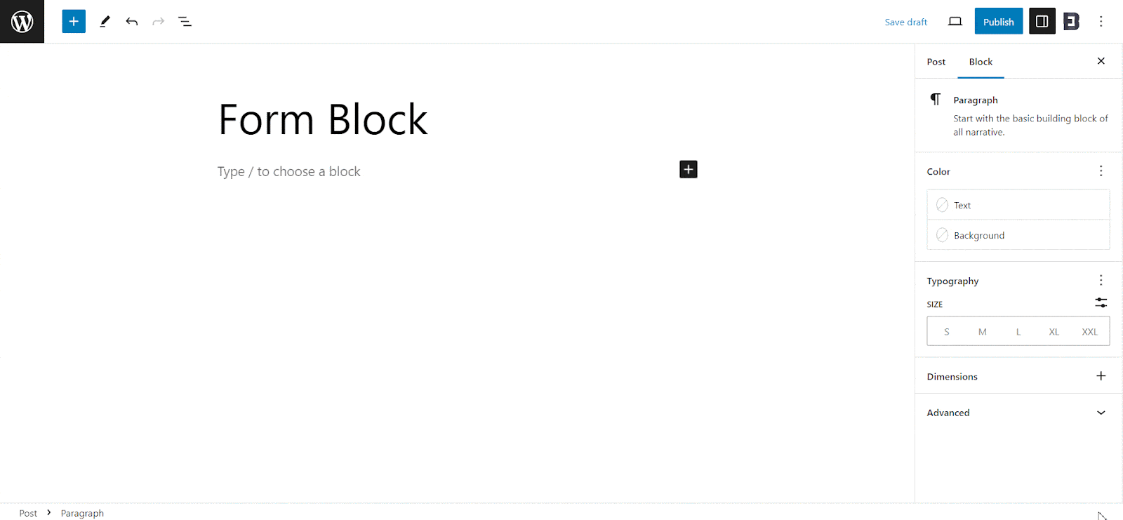 EB-Formularblock 2 Customize a Form in WordPress Block Editor