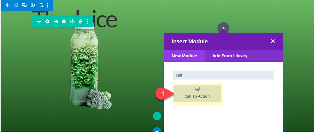セクションディバイダーホバー効果