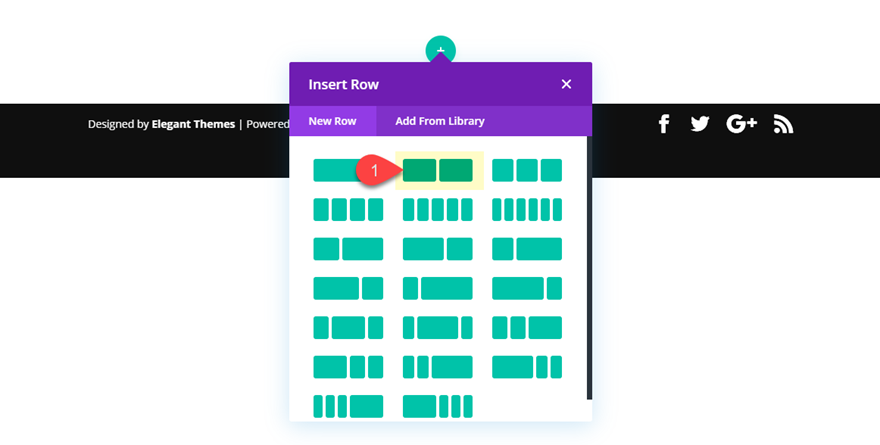 セクションディバイダーホバー効果