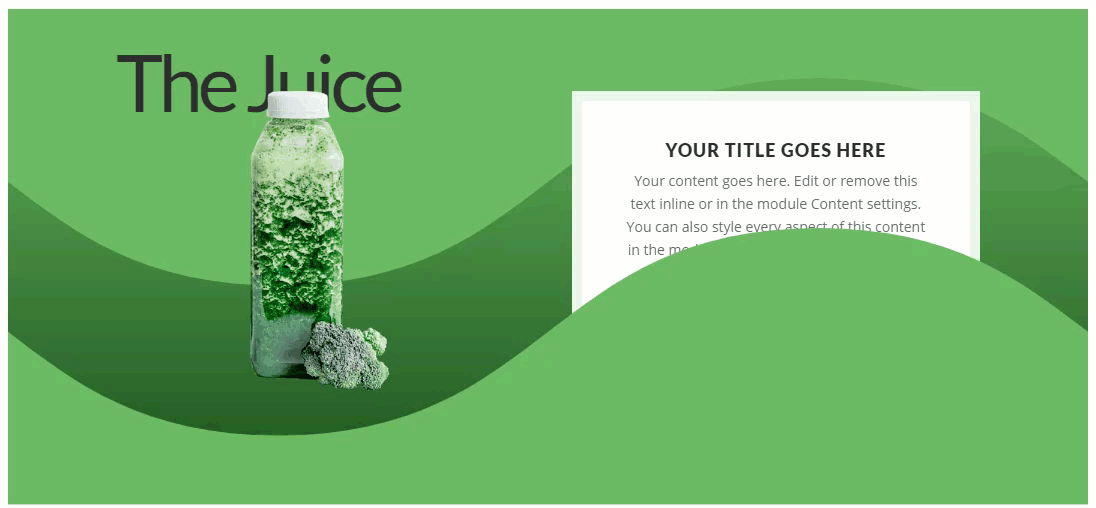 セクションディバイダーホバー効果
