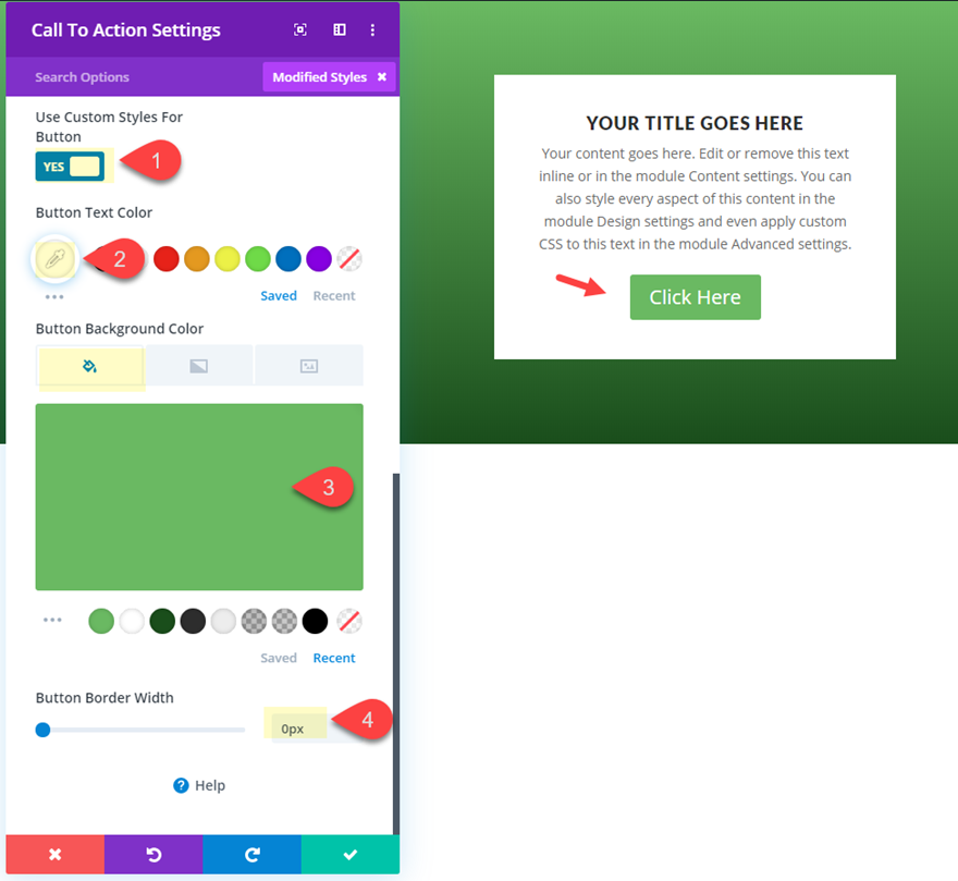 セクションディバイダーホバー効果
