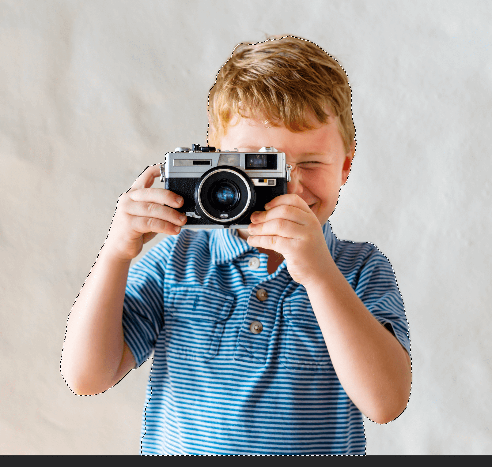 クイック選択ツールで選択したオブジェクトの領域