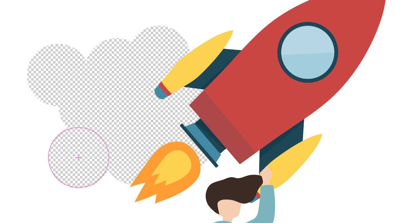 画像から白い背景を削除する背景消しゴム