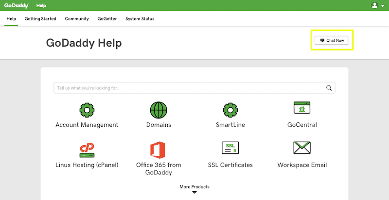 Справка GoDaddy