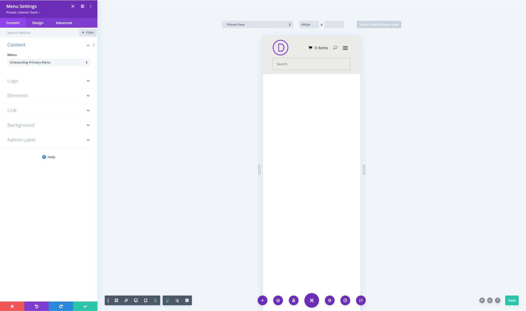 divi インテリア スターター サイト