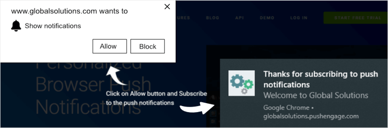 Push-Benachrichtigungen zulassen – IsItWP – Kostenloser WordPress-Theme-Detektor allow push notifications