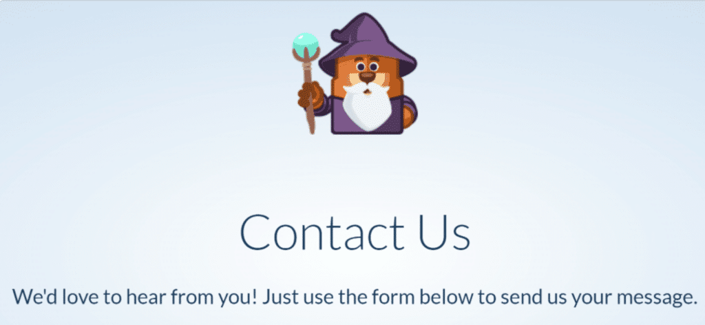 聯絡我們範例 - WPForms Contact screen example