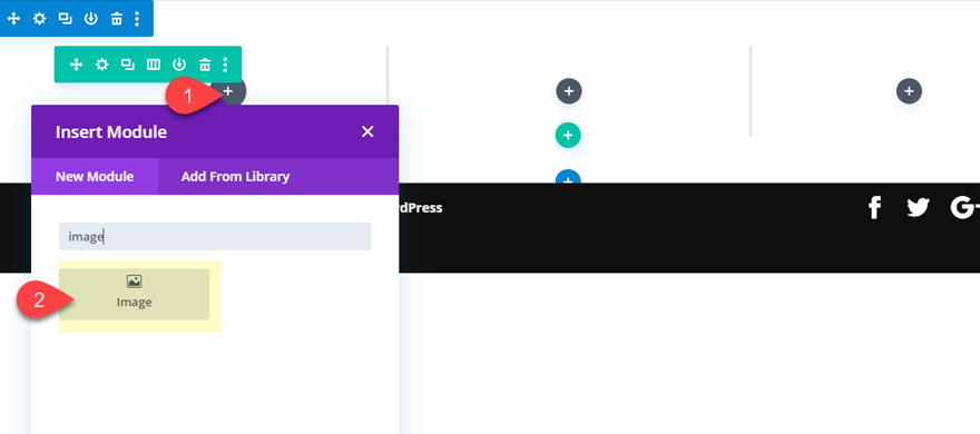 Divi layout pack preview efeitos de flutuação em leque