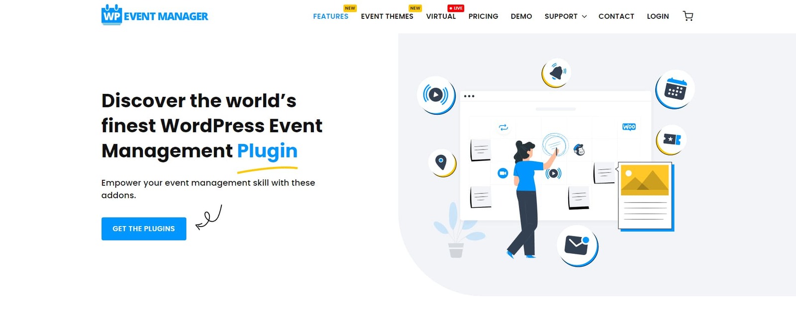 Fotografía del complemento WP Event Manager, el mejor complemento de registro de eventos de WordPress con un editor de campo incorporado.