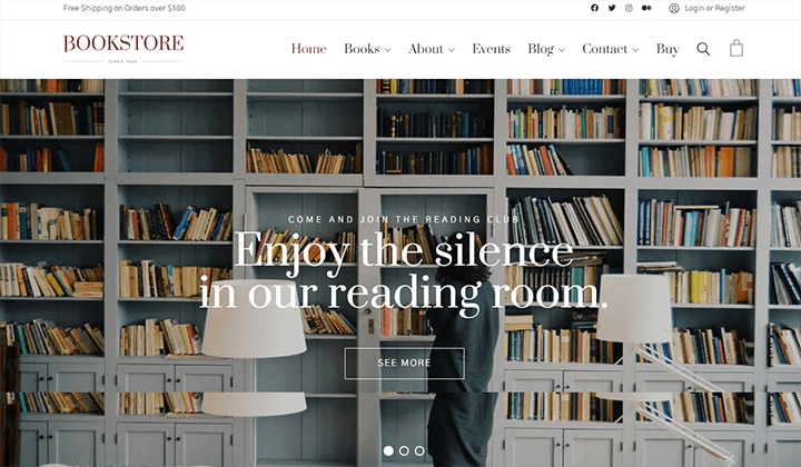 10+ beste Mehrzweck-WordPress-Themes 2024 10 kalium bookstore 51