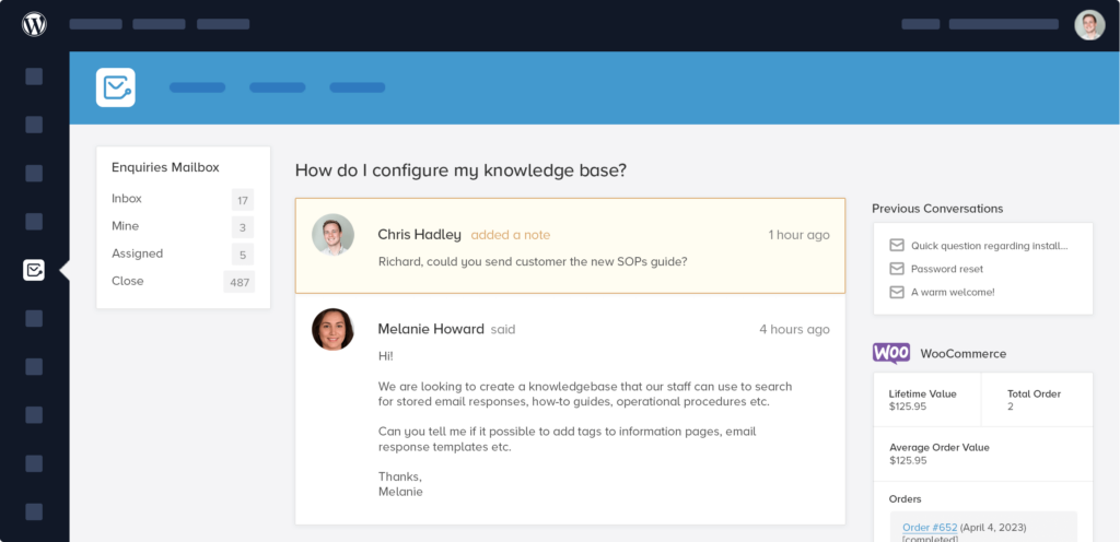 página inicial-hero-big - HeroThemes Heroic Inbox - WordPress Helpdesk Plugin