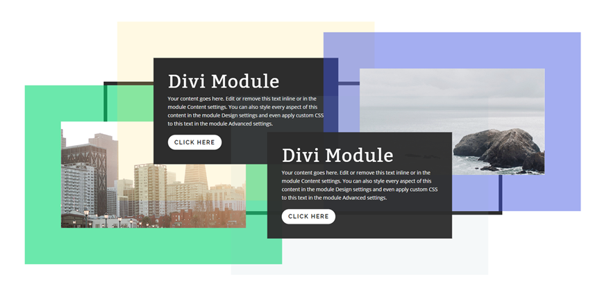 kolom dan modul divi terhuyung-huyung