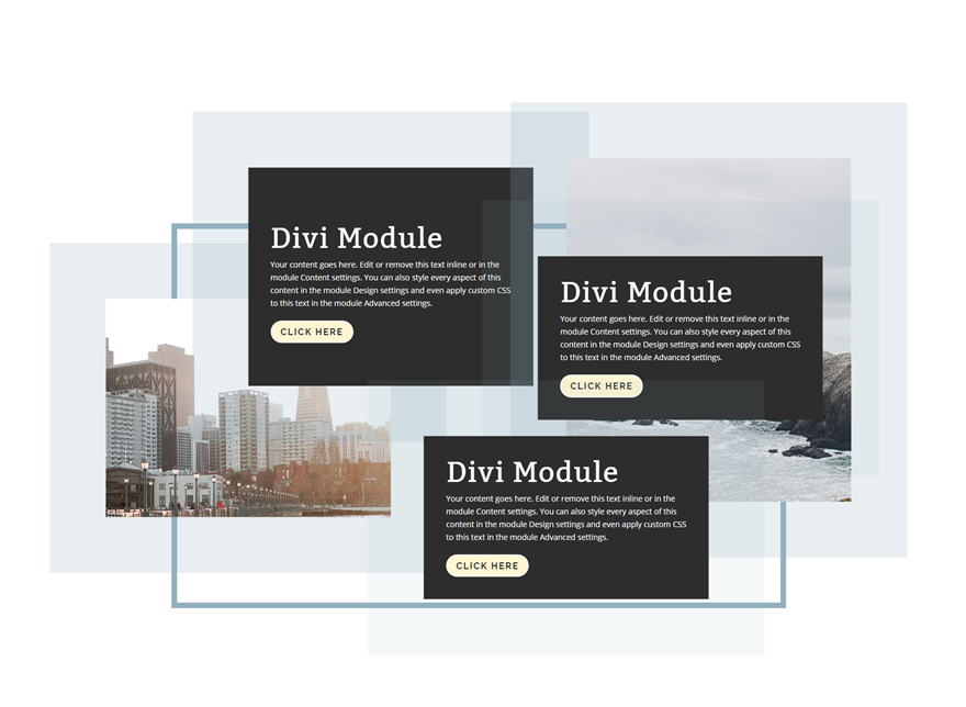 kolom dan modul divi terhuyung-huyung