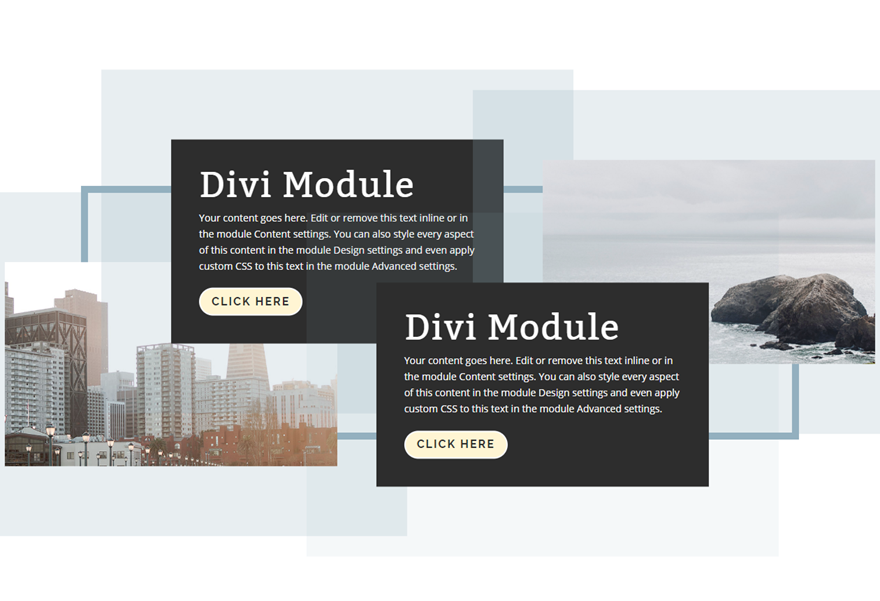 kolom dan modul divi terhuyung-huyung