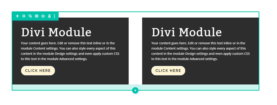 kolom dan modul divi terhuyung-huyung