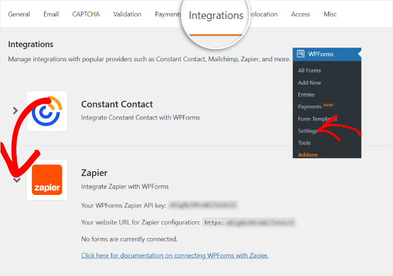 wpforms-zapier-integration - IsItWP - Detektor Tema WordPress Gratis wpforms zapier integration