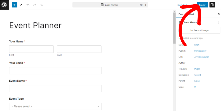terbitkan-wpforms-event-planner-form - IsItWP - Detektor Tema WordPress Gratis publish wpforms event planner form