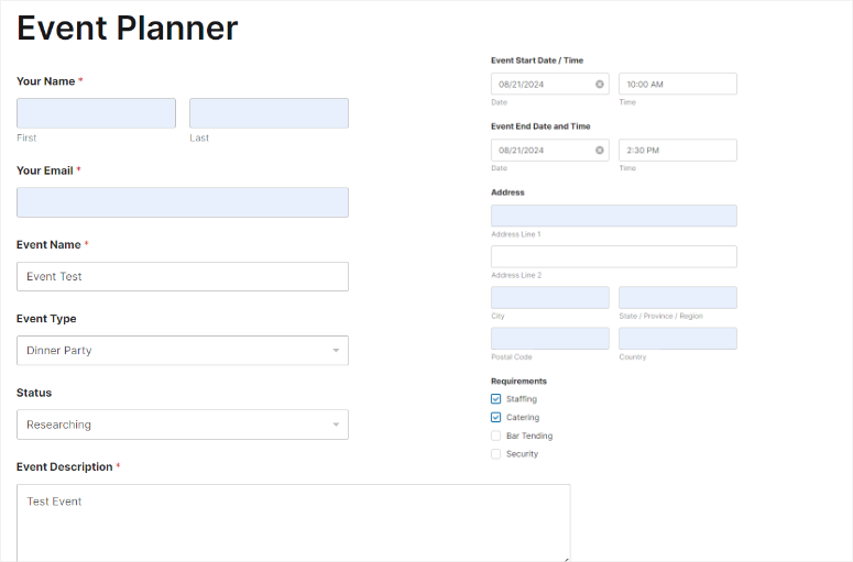 wpforms-event-planner-sample-form - IsItWP - Detektor Tema WordPress Gratis wpforms event planner sample form