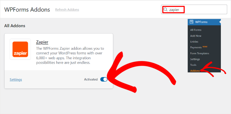 wpforms-zapier-addon - IsItWP - Detektor Tema WordPress Gratis wpforms zapier addon