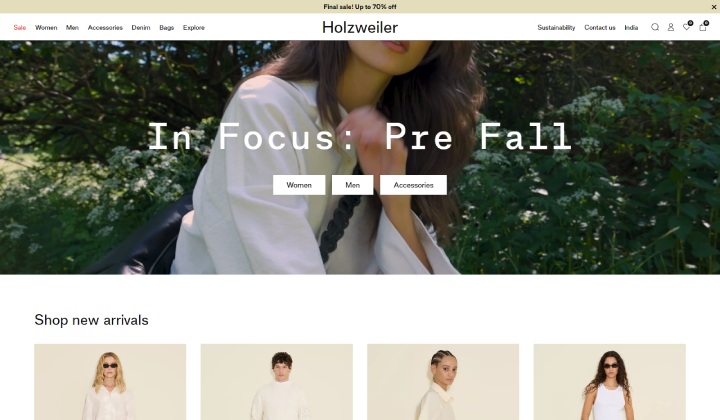 12+ 激发您在线业务的最佳 WooCommerce 商店示例 10 Holzweiler