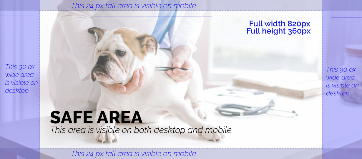 Abmessungen des Facebook-Banners